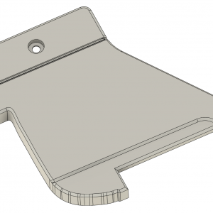 Seitenteil rechts Leuchtenträger Wohnwagen, 1995 + 1996 Hobby