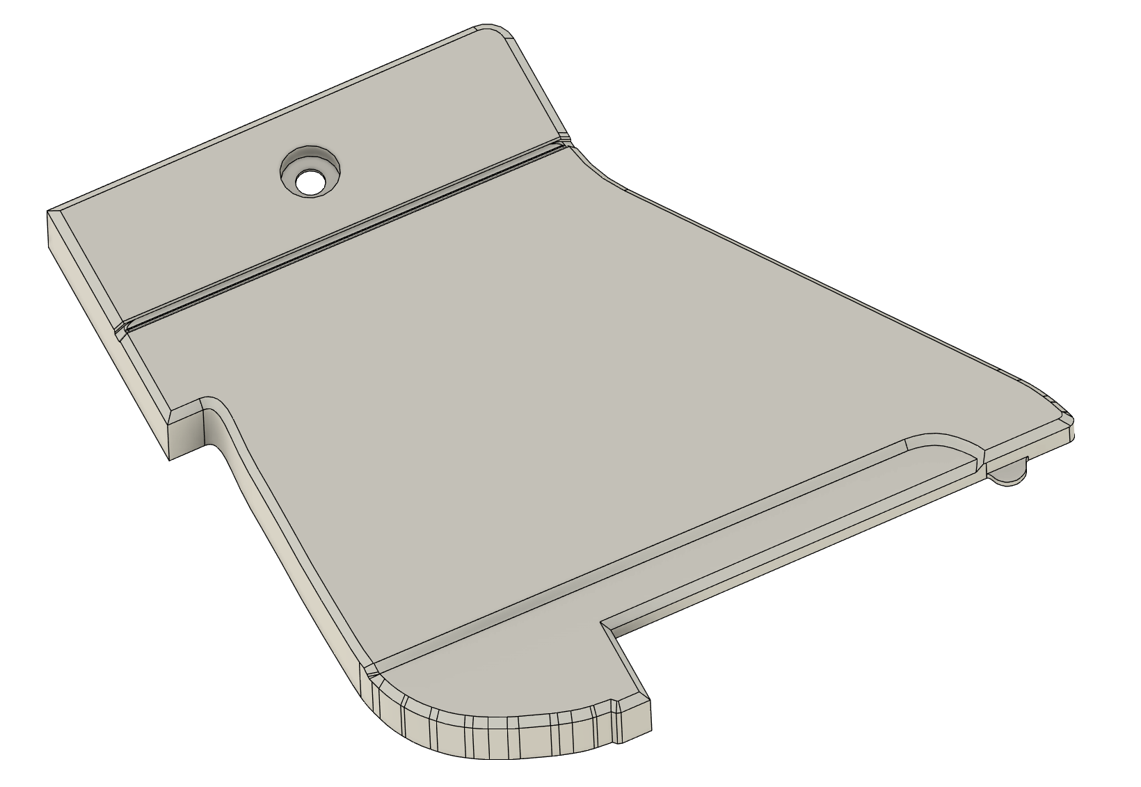 Seitenteil rechts Leuchtenträger Wohnwagen, 1995 + 1996 Hobby